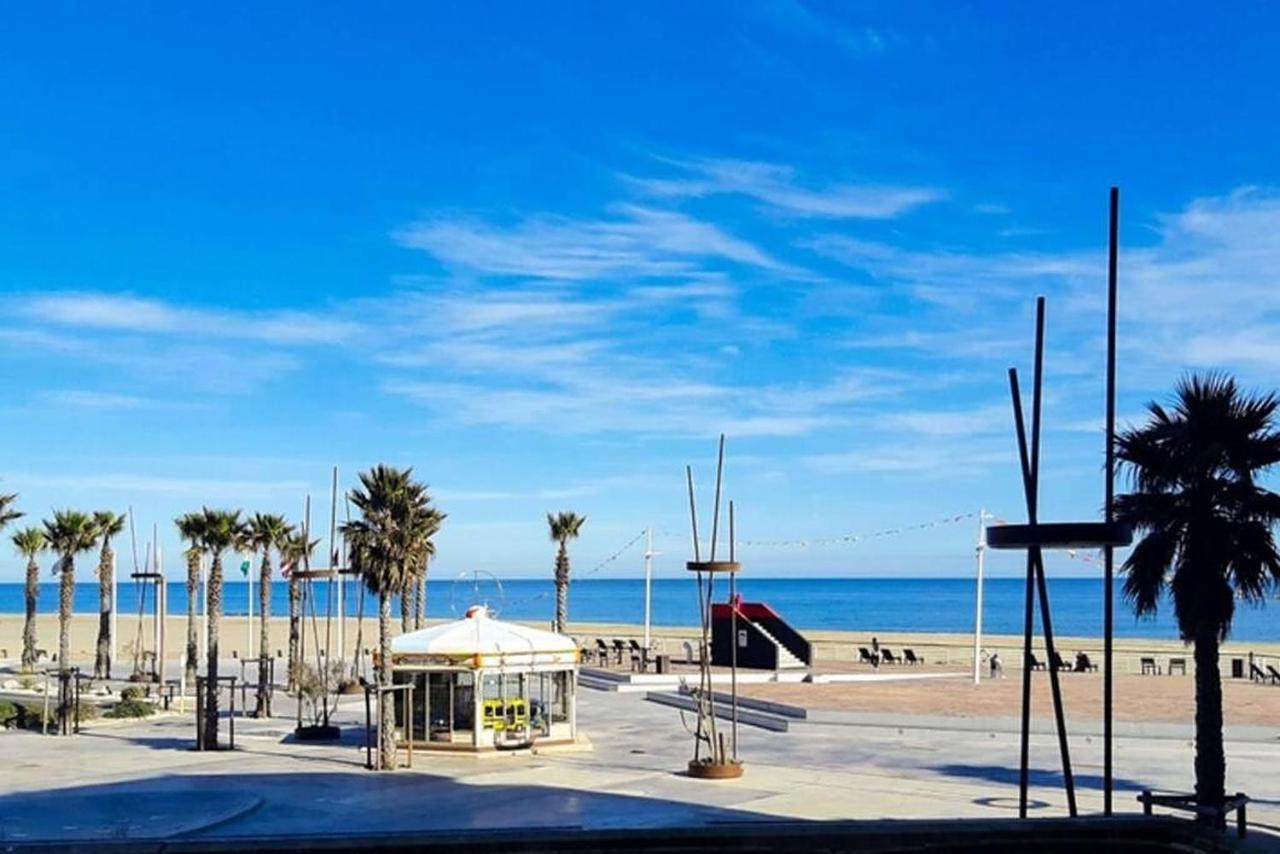 F2 entier CANET VUE MER // BALCON + PARKING Exterior foto